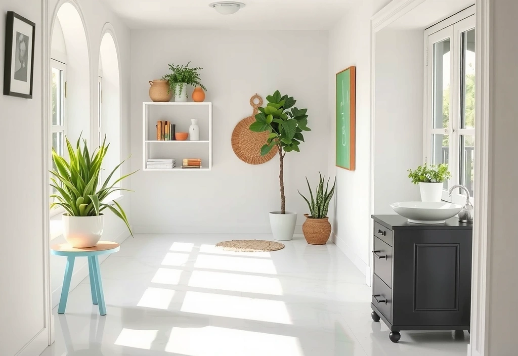 Čistý a uklizený interiér domácnosti