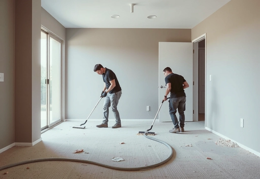 Úklid po stavbě, odstranění stavebního prachu