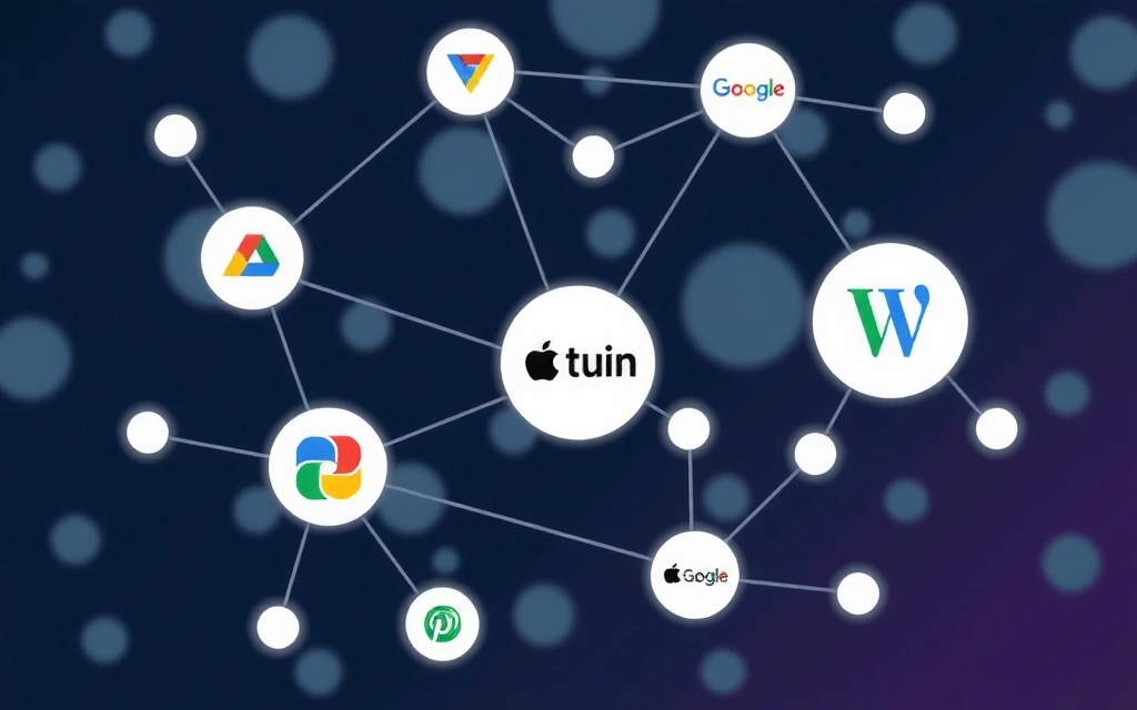 Abstraktní vizualizace propojených webových stránek