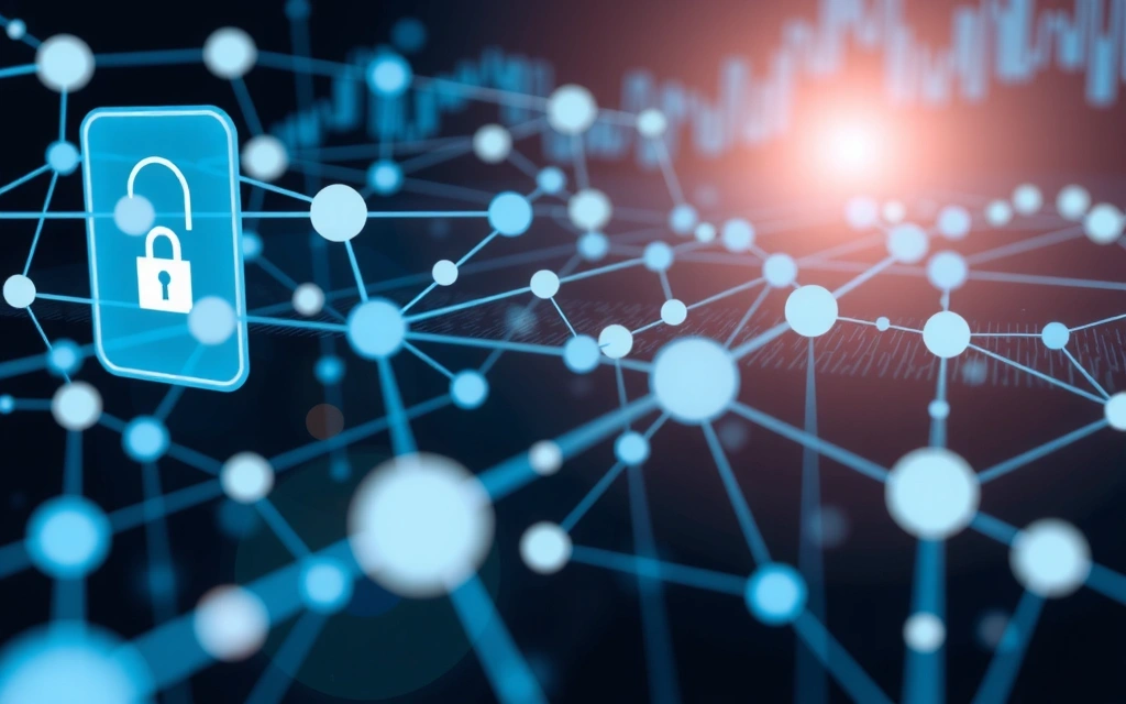 Abstraktní vizualizace duševního vlastnictví a datové bezpečnosti