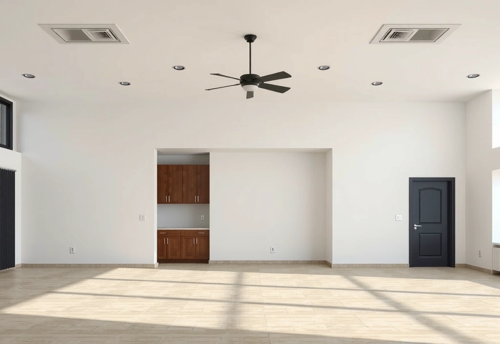 Úklid po stavbě, čistý nově postavený interiér